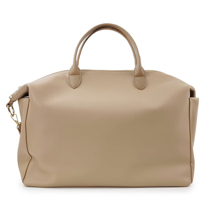 Wickeltasche - Leder Beige