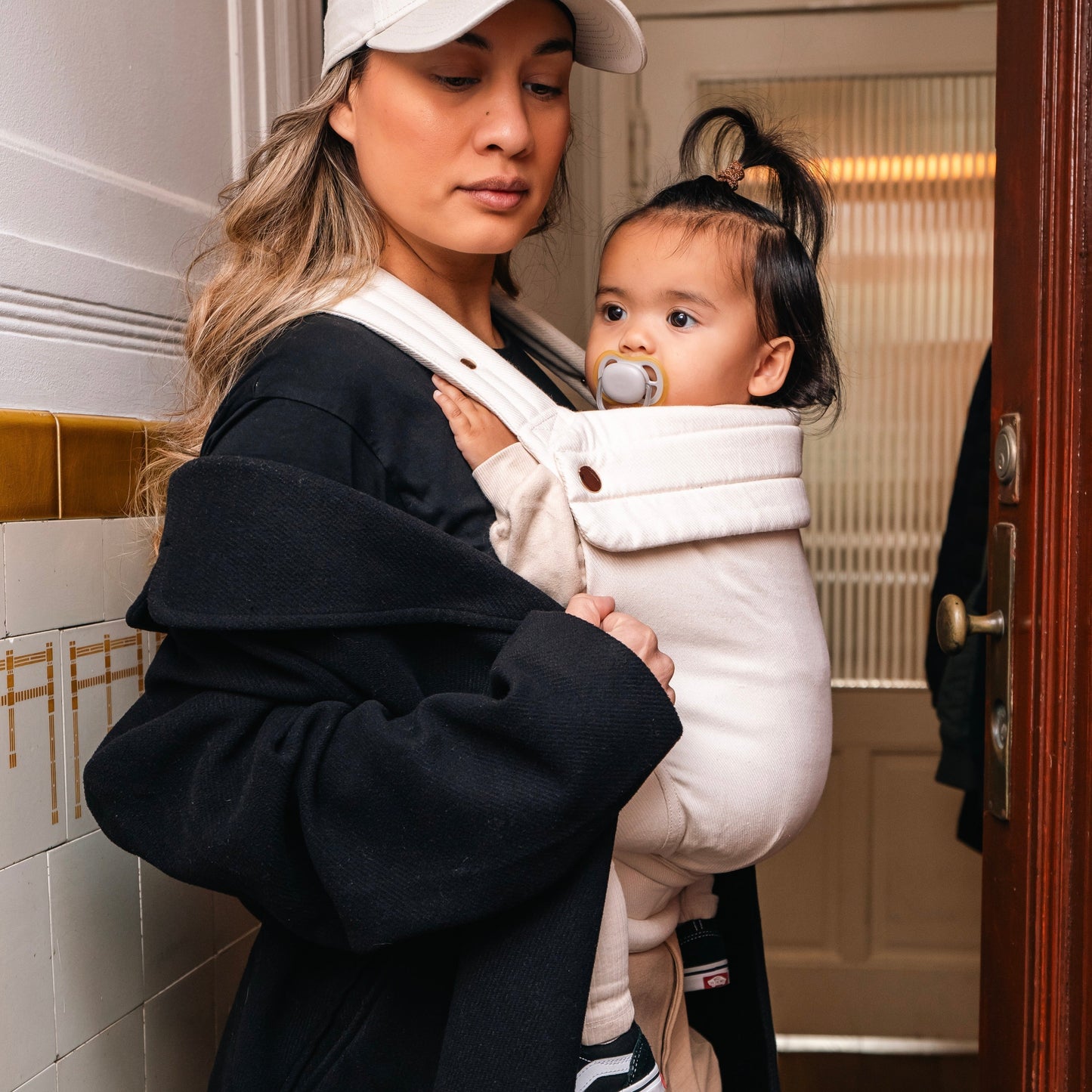 Babytrage - Organic Beige